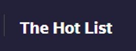 The hot list text from Reuters website